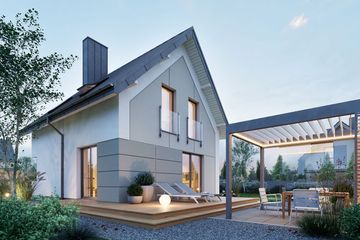  Projekt domu Domena 207 C5 (WRW1418) - projekt domu parterowego z poddaszem - Zdjęcie 4