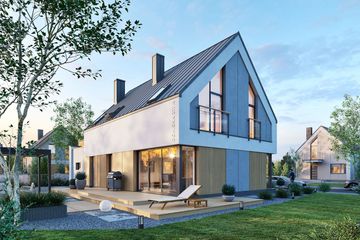  Projekt domu Domena 211 A (WRW1420) - projekt domu parterowego z poddaszem - Zdjęcie 3