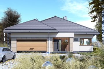  Projekt domu APS 401 wariant 5 (LUA1682) - projekt domu parterowego - Zdjęcie 1