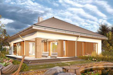  Projekt domu APS 401 wariant 5 (LUA1682) - projekt domu parterowego - Zdjęcie 4