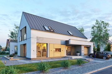  Projekt domu Domena 212 A (WRW1421) - projekt domu parterowego z poddaszem - Zdjęcie 3