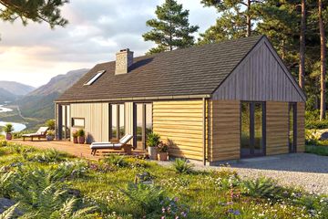  Projekt domu Chata (GDE1102) - projekt domu parterowego - Zdjęcie 1