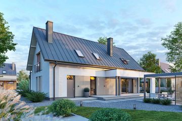  Projekt domu Domena 212 A1 (WRW1422) - projekt domu parterowego z poddaszem - Zdjęcie 4