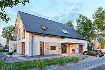  Projekt domu Domena 212 A1 (WRW1422) - projekt domu parterowego z poddaszem - Zdjęcie 5