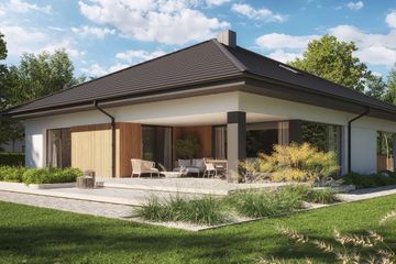  Projekt domu NewHouse 771 (KRZ1147) - projekt domu parterowego - Zdjęcie 1