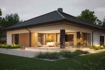  Projekt domu NewHouse 771 (KRZ1147) - projekt domu parterowego - Zdjęcie 5