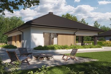  Projekt domu NewHouse 771 (KRZ1147) - projekt domu parterowego - Zdjęcie 10