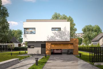  Projekt domu Attykowy (SLT1013) - projekt domu z pełnym piętrem - Zdjęcie 6