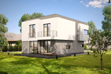  Projekt domu Attykowy (SLT1013) - projekt domu z pełnym piętrem - Zdjęcie 5