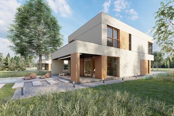  Projekt domu Eko-Park Solo (SLT1014) - projekt domu z pełnym piętrem - Zdjęcie 6