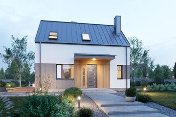  Projekt domu Domena 208 C1 (WRW1431) - projekt domu parterowego z poddaszem - Zdjęcie 5