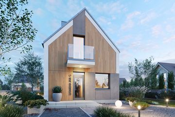  Projekt domu Domena 208 C (WRW1430) - projekt domu parterowego z poddaszem - Zdjęcie 3