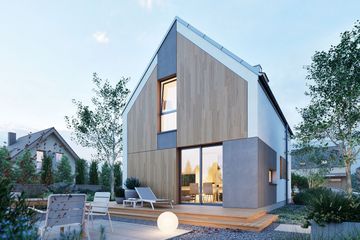  Projekt domu Domena 208 C (WRW1430) - projekt domu parterowego z poddaszem - Zdjęcie 4