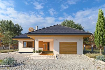  Projekt domu Kiwi 6 (BSA2402) - projekt domu parterowego - Zdjęcie 5