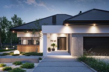  Projekt domu NewHouse 770 w2 (KRZ1148) - projekt domu parterowego - Zdjęcie 1