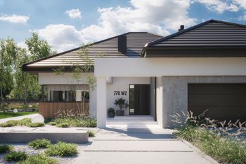  Projekt domu NewHouse 770 w2 (KRZ1148) - projekt domu parterowego - Zdjęcie 2