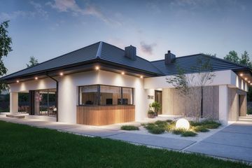  Projekt domu NewHouse 770 w2 (KRZ1148) - projekt domu parterowego - Zdjęcie 5