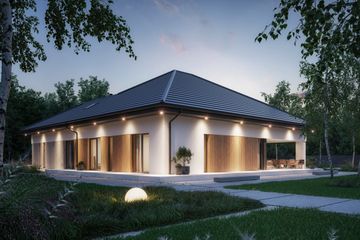  Projekt domu NewHouse 770 w2 (KRZ1148) - projekt domu parterowego - Zdjęcie 15