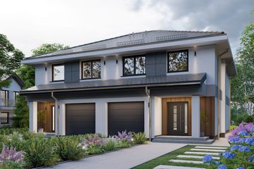  Projekt domu APS 348 wariant 3 DWU (LUA1683) - projekt domu z pełnym piętrem - Zdjęcie 2