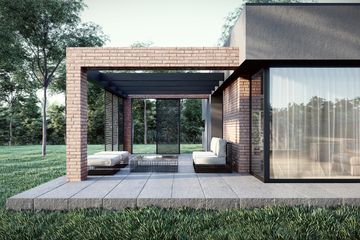  Projekt domu Ronin 1 black-red (SLT1016) - projekt domu parterowego - Zdjęcie 10