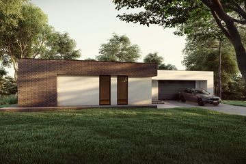  Projekt domu Ronin 1 black-white (SLT1017) - projekt domu parterowego - Zdjęcie 1