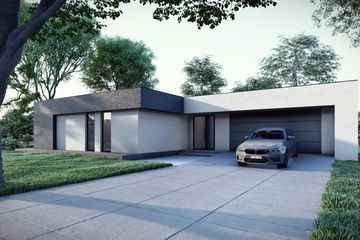  Projekt domu Ronin 1 black-white (SLT1017) - projekt domu parterowego - Zdjęcie 4