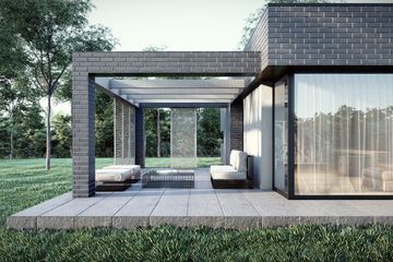  Projekt domu Ronin 1 black-white (SLT1017) - projekt domu parterowego - Zdjęcie 10