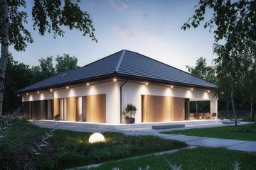  Projekt domu NewHouse 770 w1 (KRZ1149) - projekt domu parterowego - Zdjęcie 11