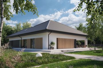  Projekt domu NewHouse 770 w1 (KRZ1149) - projekt domu parterowego - Zdjęcie 12