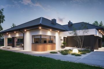  Projekt domu NewHouse 770 w1 (KRZ1149) - projekt domu parterowego - Zdjęcie 17