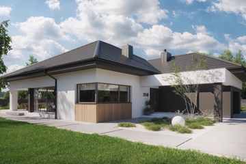  Projekt domu NewHouse 770 w1 (KRZ1149) - projekt domu parterowego - Zdjęcie 18