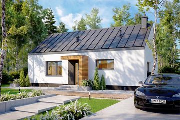  Projekt domu Armonia mini (WOF1272) - projekt domu parterowego - Zdjęcie 2