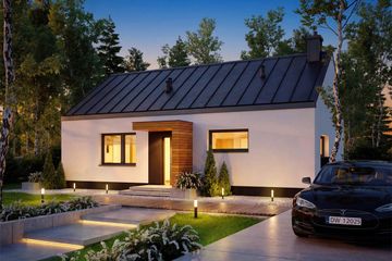  Projekt domu Armonia mini (WOF1272) - projekt domu parterowego - Zdjęcie 5