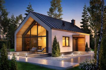  Projekt domu Armonia mini (WOF1272) - projekt domu parterowego - Zdjęcie 6