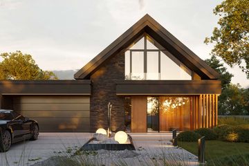  Projekt domu HomeKoncept 166 G2 (KRX1300) - projekt domu parterowego z poddaszem - Zdjęcie 1