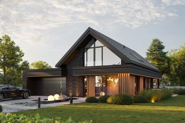  Projekt domu HomeKoncept 166 G2 (KRX1300) - projekt domu parterowego z poddaszem - Zdjęcie 5