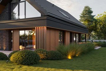  Projekt domu HomeKoncept 166 G2 (KRX1300) - projekt domu parterowego z poddaszem - Zdjęcie 7