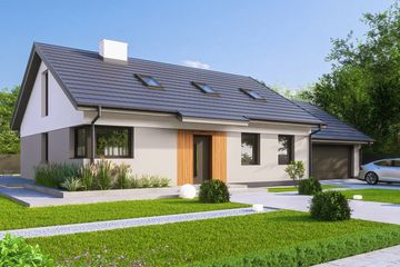  Projekt domu Elsa 3a (WRD3283) - projekt domu parterowego z poddaszem - Zdjęcie 2