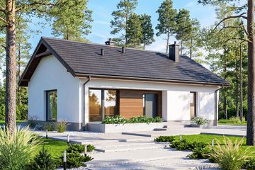  Projekt domu Trufla (WOF1273) - projekt domu parterowego - Zdjęcie 1