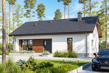  Projekt domu Trufla (WOF1273) - projekt domu parterowego - Zdjęcie 2