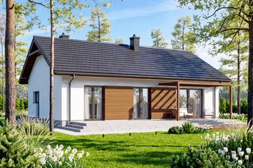  Projekt domu Trufla (WOF1273) - projekt domu parterowego - Zdjęcie 3