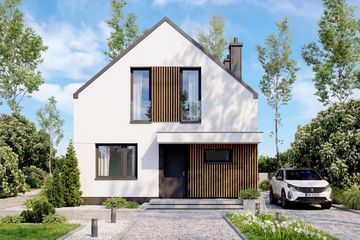  Projekt domu Vincent 4 mini (WOF1275) - projekt domu parterowego z poddaszem - Zdjęcie 3