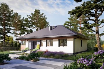  Projekt domu Lena Nano (1961) (KRD3091) - projekt domu parterowego - Zdjęcie 3