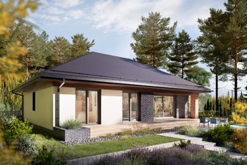  Projekt domu Lena Nano (1961) (KRD3091) - projekt domu parterowego - Zdjęcie 4