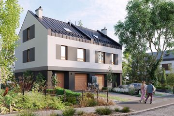  Projekt domu Liszka G Duo (1956) (KRD3095) - projekt domu z pełnym piętrem i poddaszem - Zdjęcie 1