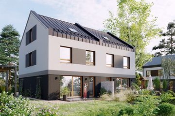  Projekt domu Liszka G Duo (1956) (KRD3095) - projekt domu z pełnym piętrem i poddaszem - Zdjęcie 4