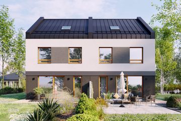  Projekt domu Liszka G Duo (1956) (KRD3095) - projekt domu z pełnym piętrem i poddaszem - Zdjęcie 5