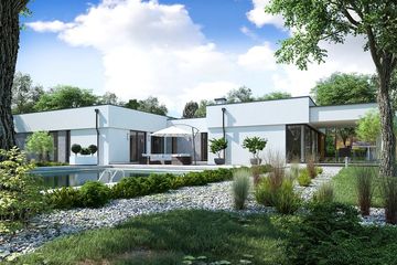  Projekt domu Ka150 M (PKT1355) - projekt domu parterowego - Zdjęcie 1