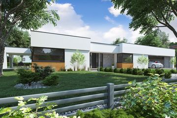  Projekt domu Ka150 M (PKT1355) - projekt domu parterowego - Zdjęcie 2