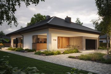  Projekt domu NewHouse 771 w1 (KRZ1150) - projekt domu parterowego - Zdjęcie 1